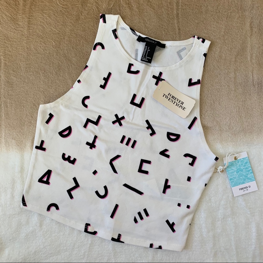 Forever 21 Funky Crop Top